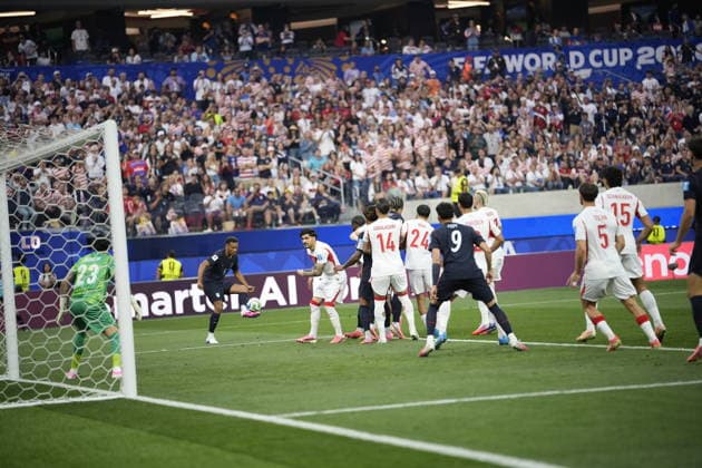 Turkiye v USA - FIFA World Cup, WM, Weltmeisterschaft, Fussball 2026 - Group D LOS ANGELES, CALIFORNIA - JUNE 25: Auston Trusty of USA scores during the 2026 FIFA World Cup First Stage Group D match between Turkiye and USA at the Los Angeles Stadium (SoFi Stadium) in Inglewood, California, United States on June 25, 2026. Tayfun Coskun Anadolu California United States. Editorial use only. Please get in touch for any other usage.  Copyright: x2026xAnadoluxTayfunxCoskunx
