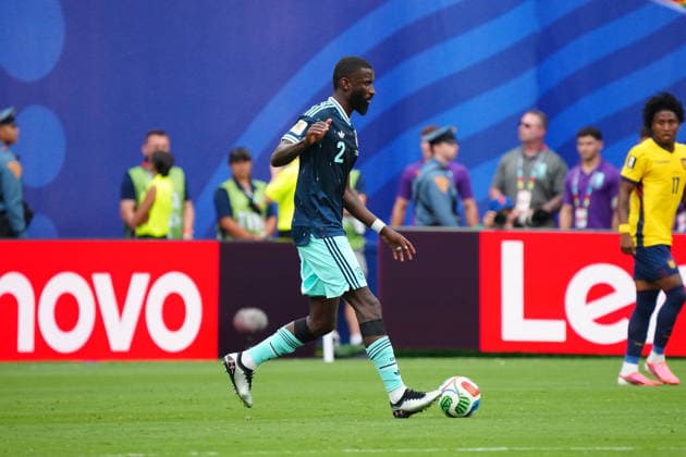 Antonio Rüdiger (Deutschland Germany) - New York 25.06.2026: Deutschland vs. Ecuador, MetLife Stadium, World Cup 26 Gruppe E, 3. Spieltag *** Antonio Rüdiger Germany New York June 25, 2026 Germany vs. Ecuador, MetLife Stadium, World Cup 26 Group E, Matchday 3