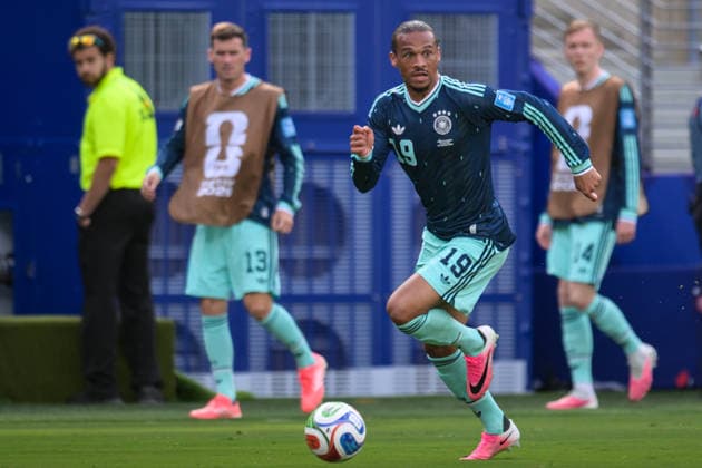 Fußball, WM 2026, 20260625, Ecuador - Deutschland. Im Bild Leroy SANE (Deutschland, 19). East Rutherford New-York-New-Jersey-Stadion New Jersey Vereinigte Staaten von Amerika *** Soccer, 2026 World Cup, 20260625, Ecuador vs. Germany. Pictured: Leroy Sané of Germany, 19, at East Rutherford Stadium in East Rutherford, New York, New Jersey, United States of America Copyright: Passion2Press MarkusxFischerx