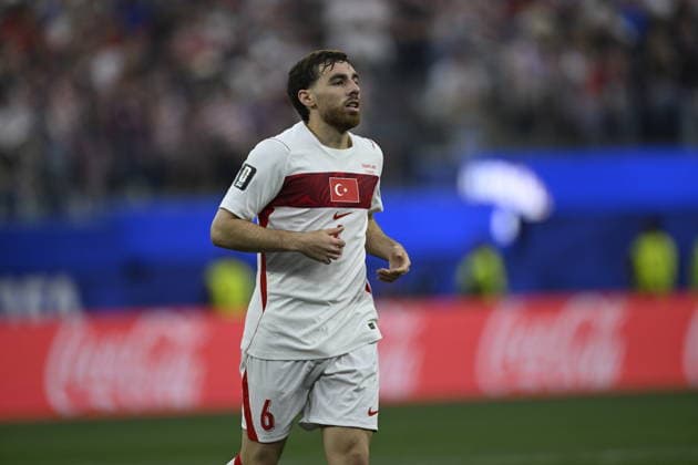 Turkiye v USA - FIFA World Cup, WM, Weltmeisterschaft, Fussball 2026 - Group D LOS ANGELES, CALIFORNIA - JUNE 25: Orkun Kokcu (6) of Turkyie celebrates after scoring a goal during the 2026 FIFA World Cup First Stage Group D match between Turkiye and USA at the Los Angeles Stadium (SoFi Stadium) in Inglewood, California, United States on June 25, 2026. Tayfun Coskun Anadolu California United States. Editorial use only. Please get in touch for any other usage.  Copyright: x2026xAnadoluxTayfunxCoskunx