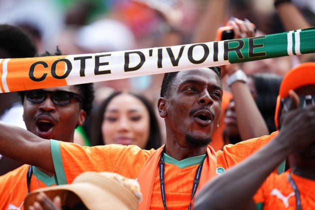 June 25, 2026: A fan prior to a World Cup match between Ivory Coast and Curacao at Philadelphia Stadium in Philadelphia, Pennsylvania. CSM FIFA World Cup, WM, Weltmeisterschaft, Fussball 2026: Ivory Coast Vs Curacao JUN 25  - ZUMAc04_ 20260625_zma_c04_301 Copyright: xKylexRoddenx
