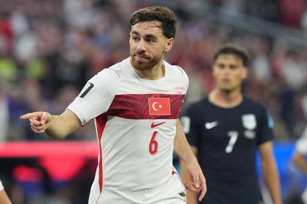 Orkun Kokcu of Turkey celebrate a goal during the FIFA World Cup, WM, Weltmeisterschaft, Fussball 2026 group stage match Turkey against United States at the SoFi Stadium in Los Angeles, United States, 25 June 2026. FIFA World Cup 2026 - Group D - Turkey vs USA !ACHTUNG: NUR REDAKTIONELLE NUTZUNG!  Copyright: xOmarxAlonsox GR5398 20260626-55020713308_1