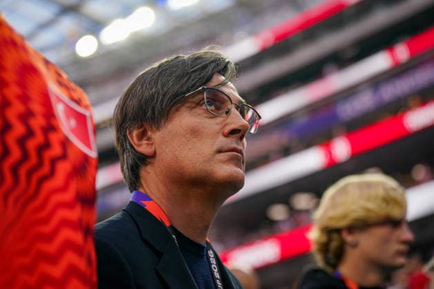 USA: Fußball FIFA World Cup, WM, Weltmeisterschaft, Fussball 2026 Gruppenphase Gruppe A Türkei vs USA SoFi Stadium (Inglewood, Los Angeles County, Kalifornien): Vincenzo MONTELLA (Turkey Trainer) *** USA Soccer 2026 FIFA World Cup Group Stage Group A Turkey vs. USA SoFi Stadium, Inglewood, Los Angeles County, California Vincenzo MONTELLA, Turkey Coach Copyright: xJOERANxSTEINSIEKx