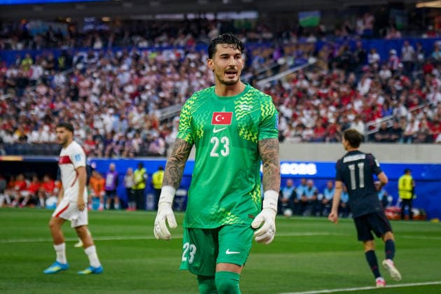 USA: Fußball FIFA World Cup, WM, Weltmeisterschaft, Fussball 2026 Gruppenphase Gruppe A Türkei vs USA SoFi Stadium (Inglewood, Los Angeles County, Kalifornien): UÄüurcan Ã‡AKIR Ugurcan CAKIR (Turkey 23) *** USA Soccer 2026 FIFA World Cup Group Stage Group A Turkey vs. USA SoFi Stadium, Inglewood, Los Angeles County, California UÄüurcan Ã‡AKIR Ugurcan CAKIR Turkey 23 Copyright: xJOERANxSTEINSIEKx