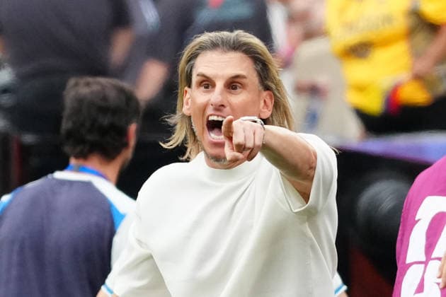 Trainer Coach Sebastian Beccacece (Ecuador) - New York 25.06.2026: Deutschland vs. Ecuador, MetLife Stadium, World Cup 26 Gruppe E, 3. Spieltag *** Head Coach Sebastian Beccacece, Ecuador, New York, June 25, 2026, Germany vs. Ecuador, MetLife Stadium, World Cup 26, Group E, Matchday 3