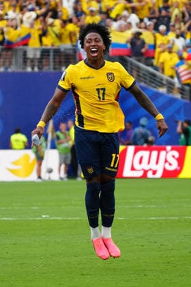 Angelo Preciado (Ecuador, 17) - New York 25.06.2026: Deutschland vs. Ecuador, MetLife Stadium, World Cup 26 Gruppe E, 3. Spieltag *** Angelo Preciado, Ecuador, 17; New York, June 25, 2026; Germany vs. Ecuador, MetLife Stadium, World Cup 26, Group E, Matchday 3
