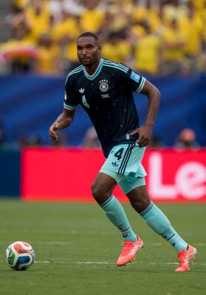 Einzelbild, Single image: Jonathan Tah (Germany, 4) FIFA World Cup, WM, Weltmeisterschaft, Fussball 2026: Ecuador vs Deutschland 25 June 2026, FIFA World Cup 2026: Ecuador vs Deutschland (Group E, Matchday 3) at New York New Jersey Stadium in East Rutherford, New Jersey, USA. *** Single image: Jonathan Tah, Germany; 2026 FIFA World Cup: Ecuador vs. Germany, June 25, 2026; 2026 FIFA World Cup: Ecuador vs. Germany, Group E, Matchday 3, at New York New Jersey Stadium in East Rutherford, New Jersey, USA Copyright: HMBxMedia xMarcoxBader