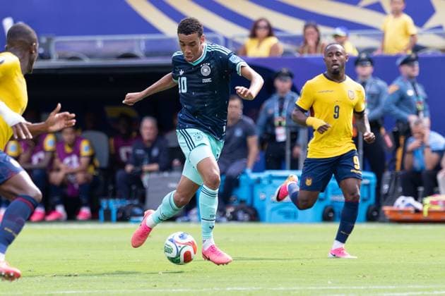 RECORD DATE NOT STATED match between Ecuador and Germany for the 2026 FIFA World Cup, WM, Weltmeisterschaft, Fussball New Jersey (USA), 06 25 2026 - World Cup Ecuador vs Germany. Action in the match between Ecuador and Germany for the FIFA World Cup 2026 group stage at MetLife Stadium on the afternoon of Thursday, June 25, 2026 in New Jersey, USA. Credit: Paulo H Dias PhD Press TheNews2.(Foto: Phd Press Thenews2 imago images) SPO  Copyright: xPHDxPRESSx