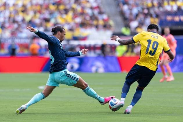 RECORD DATE NOT STATED match between Ecuador and Germany for the 2026 FIFA World Cup, WM, Weltmeisterschaft, Fussball New Jersey (USA), 06 25 2026 - World Cup Ecuador vs Germany. Action in the match between Ecuador and Germany for the FIFA World Cup 2026 group stage at MetLife Stadium on the afternoon of Thursday, June 25, 2026 in New Jersey, USA. Credit: Paulo H Dias PhD Press TheNews2.(Foto: Phd Press Thenews2 imago images) SPO  Copyright: xPHDxPRESSx