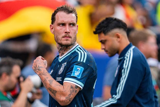 FIFA Fussball Weltmeisterschaft 2026, Gruppe E, Spiel 3, Ecuador vs Deutschand, 25.06.2026, Metlife-Stadion in New Jersey Maximilian Beier (Deutschland) David Raum (Deutschland) Nadiem Amiri (Deutschland) Angelo Stiller (Deutschland) *** 2026 FIFA World Cup, Group E, Match 3, Ecuador vs. Germany, June 25, 2026, MetLife Stadium in New Jersey Maximilian Beier (Germany) David Raum (Germany) Nadiem Amiri (Germany) Angelo Stiller (Germany) Copyright: xBahhoxKarax