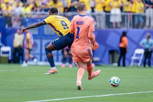 RECORD DATE NOT STATED match between Ecuador and Germany for the 2026 FIFA World Cup, WM, Weltmeisterschaft, Fussball New Jersey (USA), 06 25 2026 - World Cup Ecuador vs Germany. A scene from the match between Ecuador and Germany in the FIFA World Cup 2026 group stage at MetLife Stadium on the afternoon of Thursday, June 25, 2026 in New Jersey, USA. Credit: Paulo H Dias PhD Press TheNews2.(Foto: Phd Press Thenews2 imago images) SPO  Copyright: xPHDxPRESSx