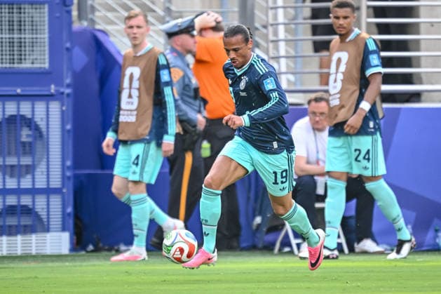Leroy Sane (Germany) controls the Ball during the FIFA World Cup, WM, Weltmeisterschaft, Fussball 2026 Group E match between Ecuador and Germany at New York New Jersey Stadium on June 25, 2026 in East Rutherford, United States. (Photo by Harry Langer DeFodi Images) - *** Leroy Sané of Germany controls the ball during the 2026 FIFA World Cup Group E match between Ecuador and Germany at New York New Jersey Stadium on June 25, 2026, in East Rutherford, United States. Photo by Harry Langer, DeFodi Images