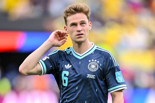 Joshua Kimmich (Germany) gestures, looks dejected during the FIFA World Cup, WM, Weltmeisterschaft, Fussball 2026 Group E match between Ecuador and Germany at New York New Jersey Stadium on June 25, 2026 in East Rutherford, United States. (Photo by Harry Langer DeFodi Images) - *** Joshua Kimmich of Germany gestures and looks dejected during the 2026 FIFA World Cup Group E match between Ecuador and Germany at New York New Jersey Stadium on June 25, 2026, in East Rutherford, United States. Photo by Harry Langer, DeFodi Images