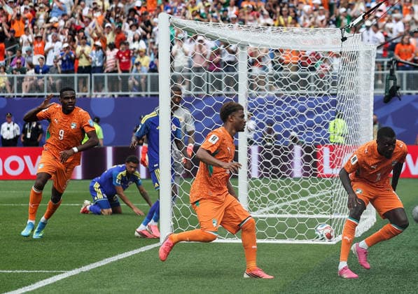 260626 -- PHILADELPHIA, June 26, 2026 -- Nicolas Pepe 1st R of Cote d Ivoire celebrates scoring during the group E match between Curacao and Cote d Ivoire at the 2026 FIFA World Cup, WM, Weltmeisterschaft, Fussball at Philadelphia Stadium in Philadelphia, the United States, June 25, 2026. SPU.S.-PHILADELPHIA-FOOTBALL-FIFA WORLD CUP-GROUP E-CUW VS CIV HuxXingyu  (SP)U.S.-PHILADELPHIA-FOOTBALL-FIFA WORLD CUP-GROUP E-CUW VS CIV IMAGO HuxXingyu  imago images 0860040616