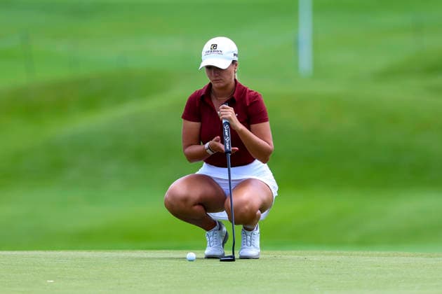 June 25, 2026, Chaska, Minnesota, United States: CARLA TEJEDO MULET prepares for a putt. This is the first day of the 2026 KPMG WomenÃ¢â‚¬â ¢s PGA, Golf Herren Championship at Hazeltine National Golf Course in Chaska Minnesota. Chaska United States - ZUMAt166 20260625_zsp_t166_140 Copyright: xMichaelxTurnerx
