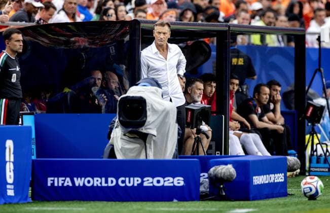 KANSAS - Tunisia coach Herve Renard during the FIFA 2026 World Cup Group F match between Tunisia and the Netherlands at Kansas City Stadium on June 25, 2026, in Kansas, United States. KOEN VAN WEEL ANP FIFA World Cup, WM, Weltmeisterschaft, Fussball 2026 group stage 2026 xVIxANPxSportx xxANPxIVx 562019120 originalFilename: 562019120.jpg