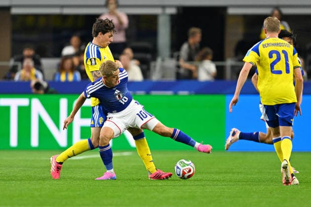 Ritsu Doan (JPN), JUNE 25, 2026 - Football Soccer : FIFA World Cup, WM, Weltmeisterschaft, Fussball 2026 Group F match between Japan 1-1 Sweden at Dallas Stadium in Arlington, Texas, USA.  aflo_335823127 KenjiroxMatsuox