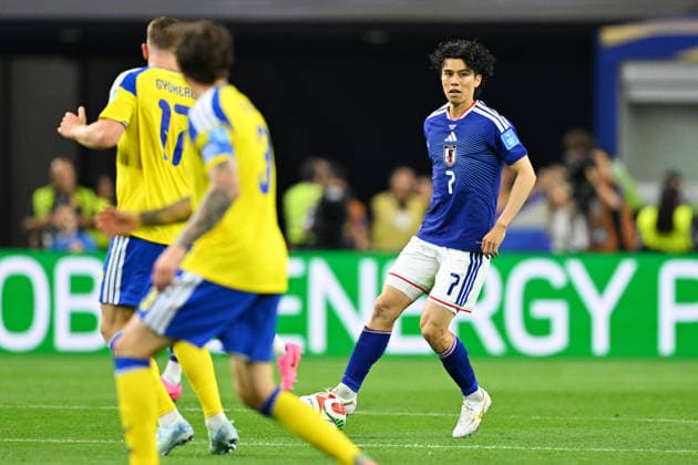 Ao Tanaka (JPN), JUNE 25, 2026 - Football Soccer : FIFA World Cup, WM, Weltmeisterschaft, Fussball 2026 Group F match between Japan 1-1 Sweden at Dallas Stadium in Arlington, Texas, USA.  aflo_335823137 KenjiroxMatsuox