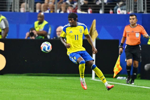 Anthony Elanga (SWE), JUNE 25, 2026 - Football Soccer : FIFA World Cup, WM, Weltmeisterschaft, Fussball 2026 Group F match between Japan 1-1 Sweden at Dallas Stadium in Arlington, Texas, USA.  aflo_335824572 KenjiroxMatsuox
