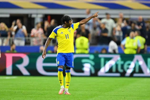 Anthony Elanga (SWE), JUNE 25, 2026 - Football Soccer : FIFA World Cup, WM, Weltmeisterschaft, Fussball 2026 Group F match between Japan 1-1 Sweden at Dallas Stadium in Arlington, Texas, USA.  aflo_335824635 KenjiroxMatsuox