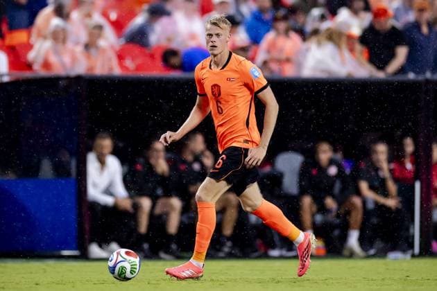 KANSAS - Jan Paul van Hecke of the Netherlands during the FIFA 2026 World Cup Group F match between Tunisia and the Netherlands at Kansas City Stadium on June 25, 2026, in Kansas, United States. ROBIN VAN LONKHUIJSEN ANP FIFA World Cup, WM, Weltmeisterschaft, Fussball 2026 group stage 2026 xVIxANPxSportx xxANPxIVx 562024042 originalFilename: 562024042.jpg