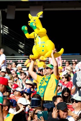 June 25, 2026, Santa Clara, California, USA: Santa Clara, USA - June 25 2026: Stadium atmosphere and fans before a FIFA World Cup, WM, Weltmeisterschaft, Fussball group match between Paraguay and Australia at San Francisco Bay Area Stadium Santa Clara USA - ZUMAp121 20260625_zsp_p121_084 Copyright: xChrisxPutnamx