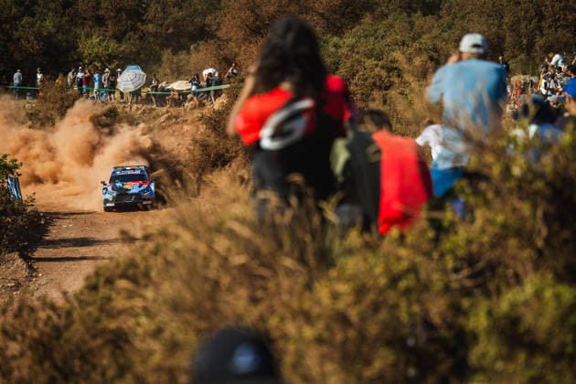 AUTO - WRC, Motorsport Rallye, WM - ACROPOLIS RALLY GREECE 2026 16 Adrien FOURMAUX, Alexandre CORIA, Hyundai i20 N Rally1, action during the 2026 Acropolis Rally Greece, 8th round of the 2026 WRC World Rally Car Championship, from June 25 to 28, 2026 at Loutraki, Greece - LoutrakiGreece  Copyright: xNikosxKatikisx