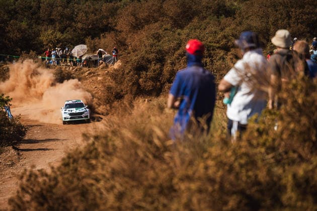 AUTO - WRC, Motorsport Rallye, WM - ACROPOLIS RALLY GREECE 2026 26 Andreas MIKKELSEN, Jorn LISTERUD, Skoda Fabia RS, action during the 2026 Acropolis Rally Greece, 8th round of the 2026 WRC World Rally Car Championship, from June 25 to 28, 2026 at Loutraki, Greece - LoutrakiGreece  Copyright: xNikosxKatikisx