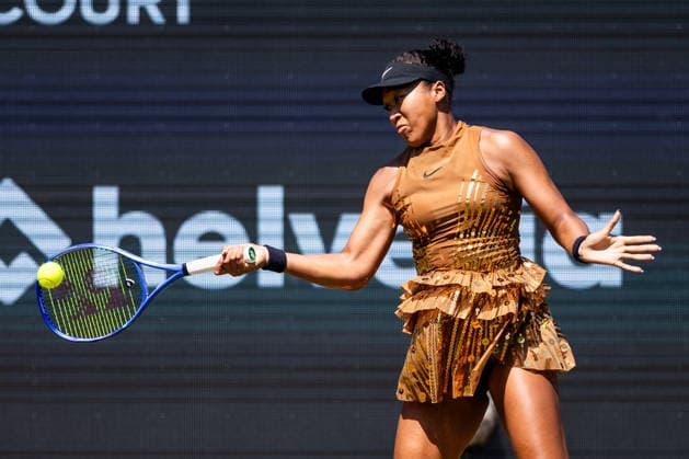 BAD HOMBURG, GERMANY - JUNE 26: Naomi Osaka (JPN) during the Bad Homburg Open powered by Solarwatt Singles match between Xinyu Wang (CHN) vs Naomi Osaka (JPN) at Kurpark Bad Homburg on June 26, 2026 in Bad Homburg, Germany. Hessen Germany Copyright: xSteffiexWunderlx