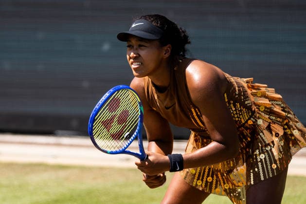 BAD HOMBURG, GERMANY - JUNE 26: Naomi Osaka (JPN) during the Bad Homburg Open powered by Solarwatt Singles match between Xinyu Wang (CHN) vs Naomi Osaka (JPN) at Kurpark Bad Homburg on June 26, 2026 in Bad Homburg, Germany. Hessen Germany Copyright: xSteffiexWunderlx