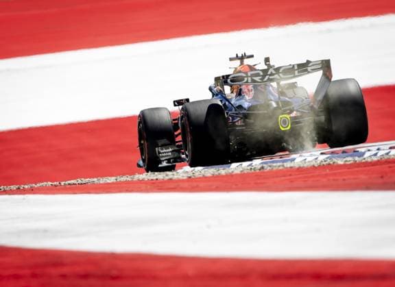 SPIELBERG - Max Verstappen (Red Bull Racing) during the first free practice session at the Red Bull Ring ahead of the Austrian Grand Prix. SEM VAN DER WAL ANP xVIxANPxSportx xxANPxIVx 562054097 originalFilename: 562054097.jpg
