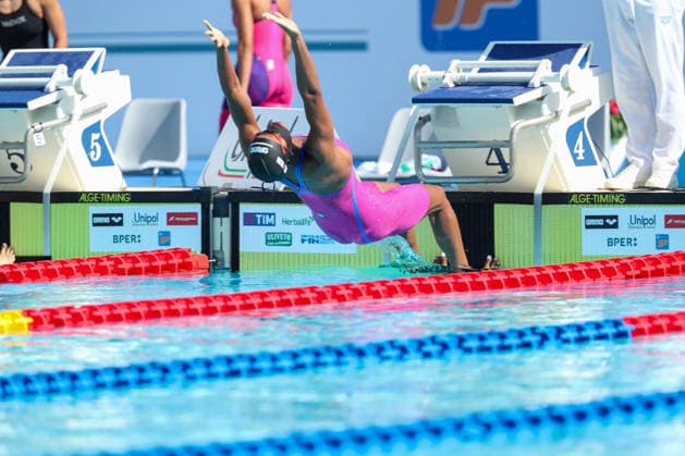 SWIMMING - Swimming - International Swimming Meet - 62nd Settecolli Photo by IPA ABACAPRESS.COM86088711 - Sara Curtis during the 62nd Settecolli IP International Trophy—International Swimming Championships—at the Foro Italico in Rome during the Internazionali di Nuoto—62nd Settecolli, a swimming competition in Rome, Italy, June 26, 2026 Roma Italy  Copyright: xIPAxSport ABACAx