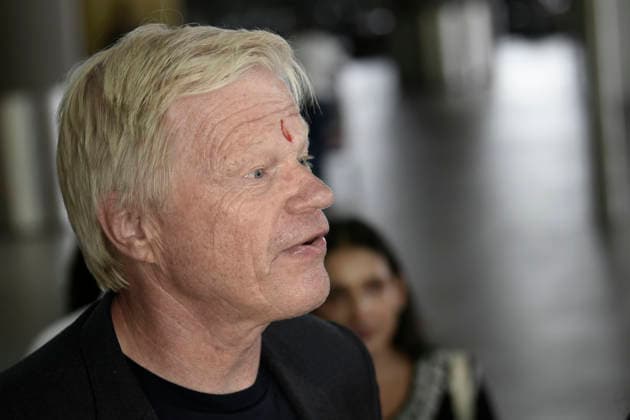 Oliver Kahn Lands In Mumbai Oliver Kahn, former German goalkeeper, arrives at Chhatrapati Shivaji International Airport during the FIFA World Cup, WM, Weltmeisterschaft, Fussball in Mumbai, India, on June 26, 2026. Mumbai India  Copyright: xIndranilxAdityax originalFilename:aditya-notitle260626_npY66.jpg