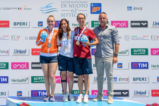 FINP - FEMMINE - 100 M RANA - SERIE during the 62nd Settecolli swimming meeting at Stadio del Nuoto in Rome (Italy), June 26, 2026. andreaxstaccioli