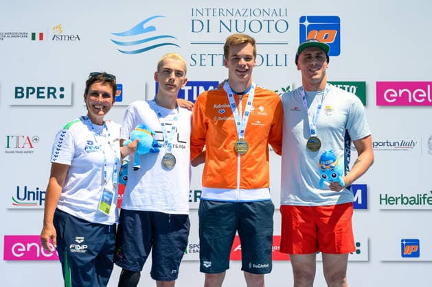 FINP - MASCHI - 100 M RANA - SERIE during the 62nd Settecolli swimming meeting at Stadio del Nuoto in Rome (Italy), June 26, 2026. andreaxstaccioli