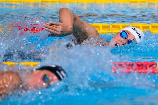 Siobhan Haughey of Hong Kong competes in the 200m Freestyle Women Heats during the 62nd Settecolli swimming meeting at Stadio del Nuoto in Rome (Italy), June 26, 2026. andreaxstaccioli