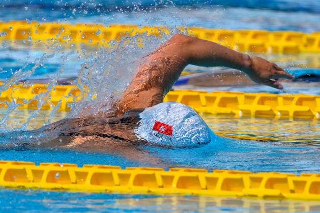 Siobhan Haughey of Hong Kong competes in the 200m Freestyle Women Heats during the 62nd Settecolli swimming meeting at Stadio del Nuoto in Rome (Italy), June 26, 2026. andreaxstaccioli