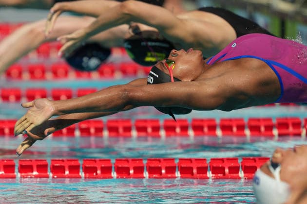 Sara Curtis of Italy 50m Backstroke Women Heats during the 62nd Settecolli swimming meeting at Stadio del Nuoto in Rome (Italy), June 26, 2026. antoniettaxbaldassarre