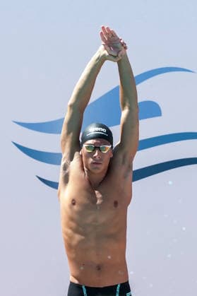 Andrea Camozzi of Italy 100m Butterfly Men Heats during the 62nd Settecolli swimming meeting at Stadio del Nuoto in Rome (Italy), June 26, 2026. antoniettaxbaldassarre