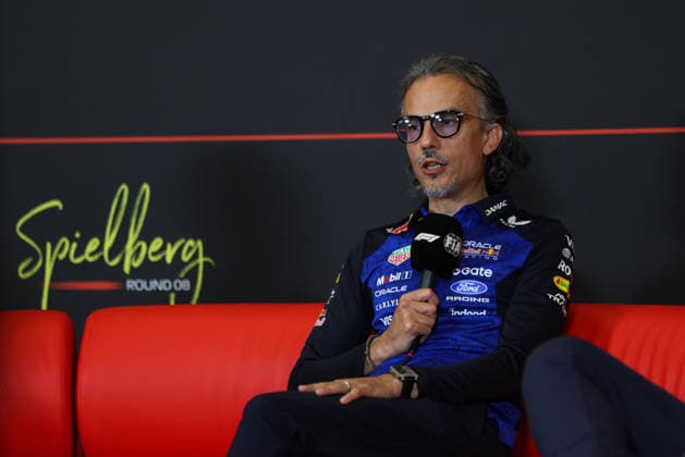 F1 - AUSTRIAN GRAND PRIX 2026 press conference, PK, Pressekonferenz MEKIES Laurent (fra), CEO & Team Principal at Red Bull Racing portrait during the Formula 1 Austrian Grand Prix 2026, 8th round of the 2026 Formula One World Championship, WM, Weltmeisterschaft from June 26 to 28, 2026 on the Red Bull Ring, in Spielberg, Austria - SpielbergAustria  Copyright: xANTONINxVINCENTx