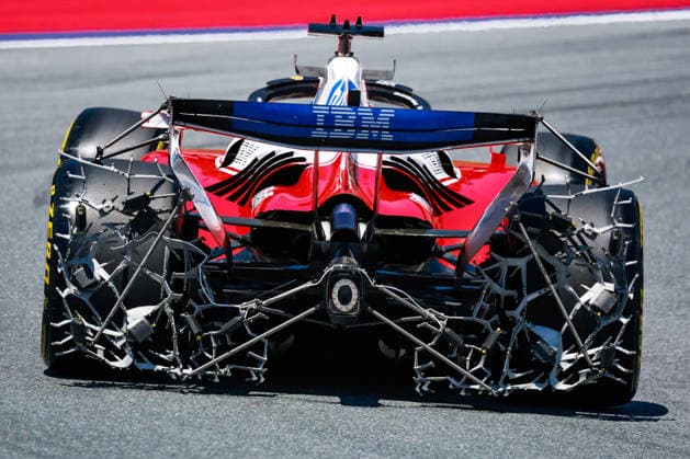 F1 - AUSTRIAN GRAND PRIX 2026 Aero aerodynamism, aerodynamic, aerodynamics rake sensors sensor on the Scuderia Ferrari SF-26, in action during the Formula 1 Austrian Grand Prix 2026, 8th round of the 2026 Formula One World Championship, WM, Weltmeisterschaft from June 26 to 28, 2026 on the Red Bull Ring, in Spielberg, Austria - SpielbergAustria  Copyright: xFLORENTxGOODENx