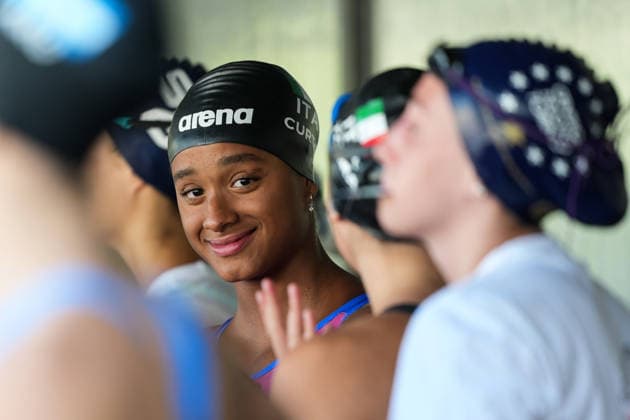 Sara Curtis of Italy 50m Backstroke Women Heats during the 62nd Settecolli swimming meeting at Stadio del Nuoto in Rome (Italy), June 26, 2026. antoniettaxbaldassarre
