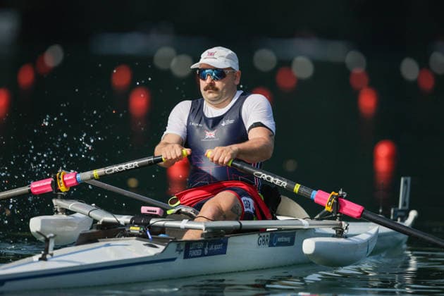 Sport Bilder des Tages RECORD DATE NOT STATED 26th June 2026; Lucerne, Switzerland; World Rowing Cup Day One; Great Britain - PR1 Mens Single Sculls (PR1 M1x) - Heat 1 AnthonyxBenoit