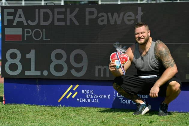 Croatia, Zagreb, 260626. Sportski park Mladost. Zagreb Meeting, 76th Boris Hanzekovic memorial. In the photo: Pawel Fajdek. Photo: Ronald Gorsic CROPIX Zagreb Croatia Copyright: xxRonaldxGorsicx rg-zagreb_meeting25-260626_2