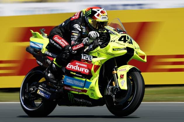 ASSEN - Fabio Di Giannantonio (ITA) on his Ducati and Aprilia during Moto GP practice ahead of the 95th edition of the Assen TT. VINCENT JANNINK ANP xVIxANPxSportx xxANPxIVx 562062821 originalFilename: 562062821.jpg