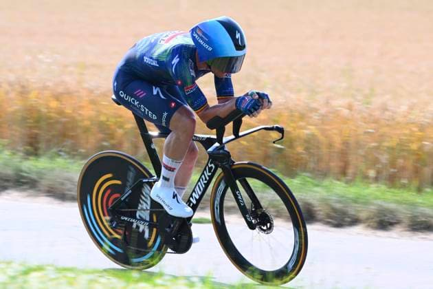 Belgian 2026 National Championship Maarkedal 26 06 2026 MAARKEDAL, BELGIUM - JUNE 26 : Lampaert Yves of Soudal Quick-Step during the Men Elite Individual Time Trial of the 2026 Belgian National Championships 00st edition an UCI National Championships cycling race of 40 km with start in Maarkedal and finish in Maarkedal on June 26, 2026 in Maarkedal, Belgium, 26 06 2026 Maarkedal Belgium  Copyright: xVincentxKalutx