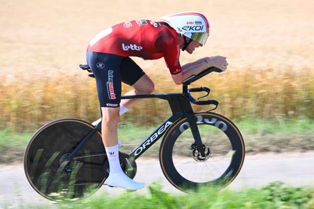 Belgian 2026 National Championship Maarkedal 26 06 2026 MAARKEDAL, BELGIUM - JUNE 26 : Aerts Toon of Lotto Intermarche during the Men Elite Individual Time Trial of the 2026 Belgian National Championships 00st edition an UCI National Championships cycling race of 40 km with start in Maarkedal and finish in Maarkedal on June 26, 2026 in Maarkedal, Belgium, 26 06 2026 Maarkedal Belgium  Copyright: xVincentxKalutx