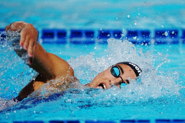 Virginia Menicucci from Italy at the 62 th Trofeo Settecolli at Foro Italico in Rome, Italy Friday, June 26, 2026. - swimming .  Copyright: xGianxMattiaxD Alberto LaPressex