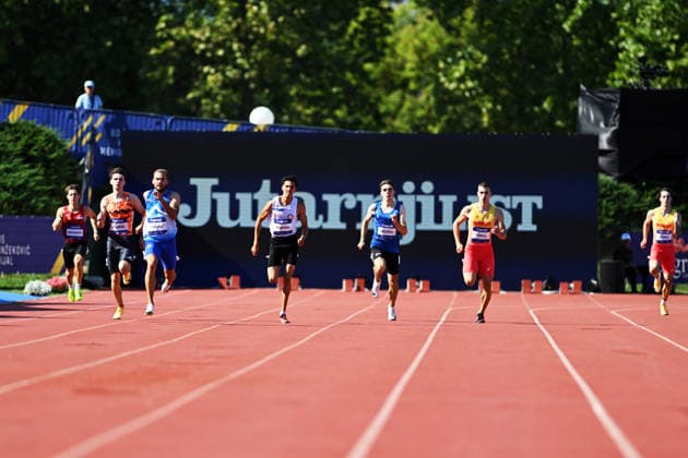Zagreb, 260626. Sportski park Mladost. Zagreb Meeting, 76th Boris Hanzekovic memorial. In the photo: men s 400 m race. Photo: Damir Krajac CROPIX Zagreb Croatia Copyright: xxDamirxKrajacx dk_zagreb_meeting25-260626