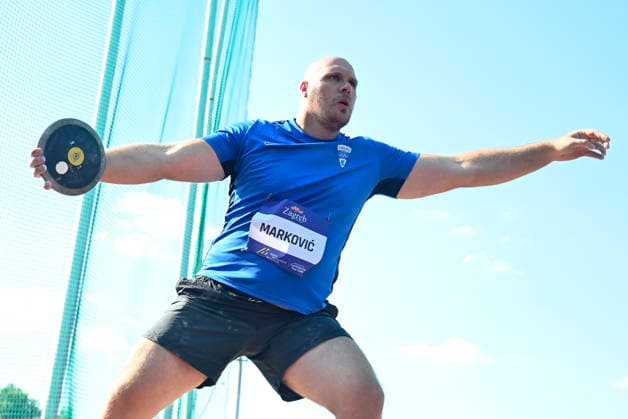 Croatia, Zagreb, 260626. Sportski park Mladost. Zagreb Meeting, 76th Boris Hanzekovic memorial, discus throw. In the photo: Martin Markovic. Photo: Ronald Gorsic CROPIX Zagreb Croatia Copyright: xxRonaldxGorsicx xCROPIXx xSIPAx rg-zagreb_meeting36-260626